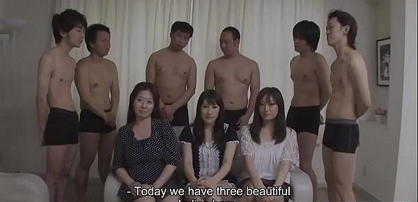  three japanese wives get into an orgy